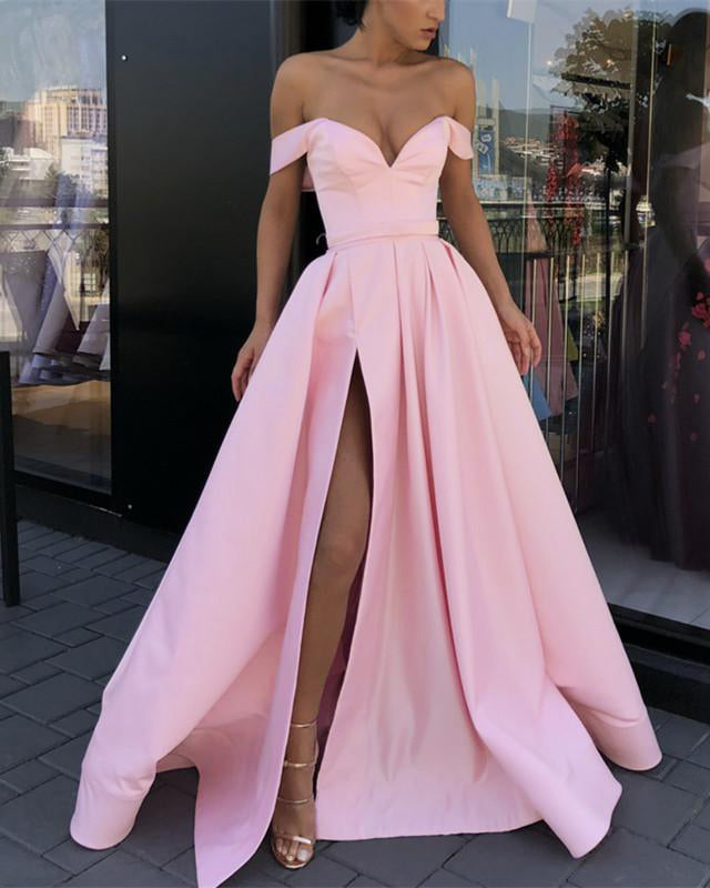 New Lace Satin Prom Dresses, Elegant Evening Dresses BW97093 – luladress