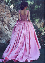 Pink Lace Girls Women Dresses Women Engagement Formal Dress PL653