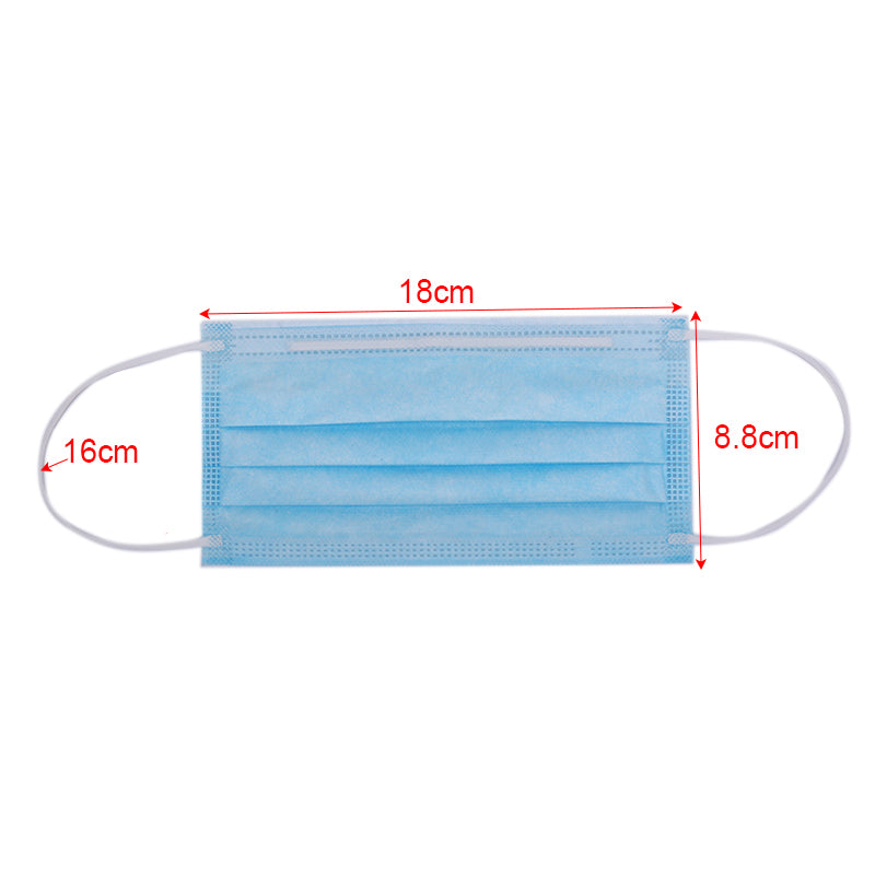 Mouth-muffle Flu Face Mask Disposable Mouth Mask Anti-dust Windproof Masks MS0514