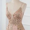 Sequin Long Red Prom Dress ,Sexy Wedding Party Dresses with Straps Ballkleid PL0725