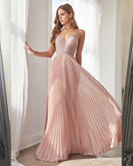 Siaoryne Online Shop Stunning Price Sexy V Neck Pink Prom Dress ,Long Formal Gown vestidos formales for Cheap Price PL1016