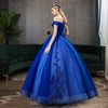 Amazing Eoyal Blue Ball Gown Quinceanera  Gown for Girls Sweet 15 party Dress PL11118