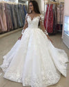 Siaoryne Romantic Vintage Long Sleeve Lace Wedding Dresses Ball Gown ,Vestido De Novias  WD01121