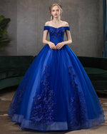 Amazing Eoyal Blue Ball Gown Quinceanera  Gown for Girls Sweet 15 party Dress PL11118