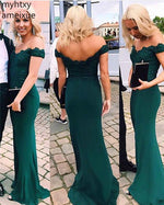 siaoryne Sexy Off the Shoulder Lace Fitted Burgundy Cheap Prom Dress Long PL1009