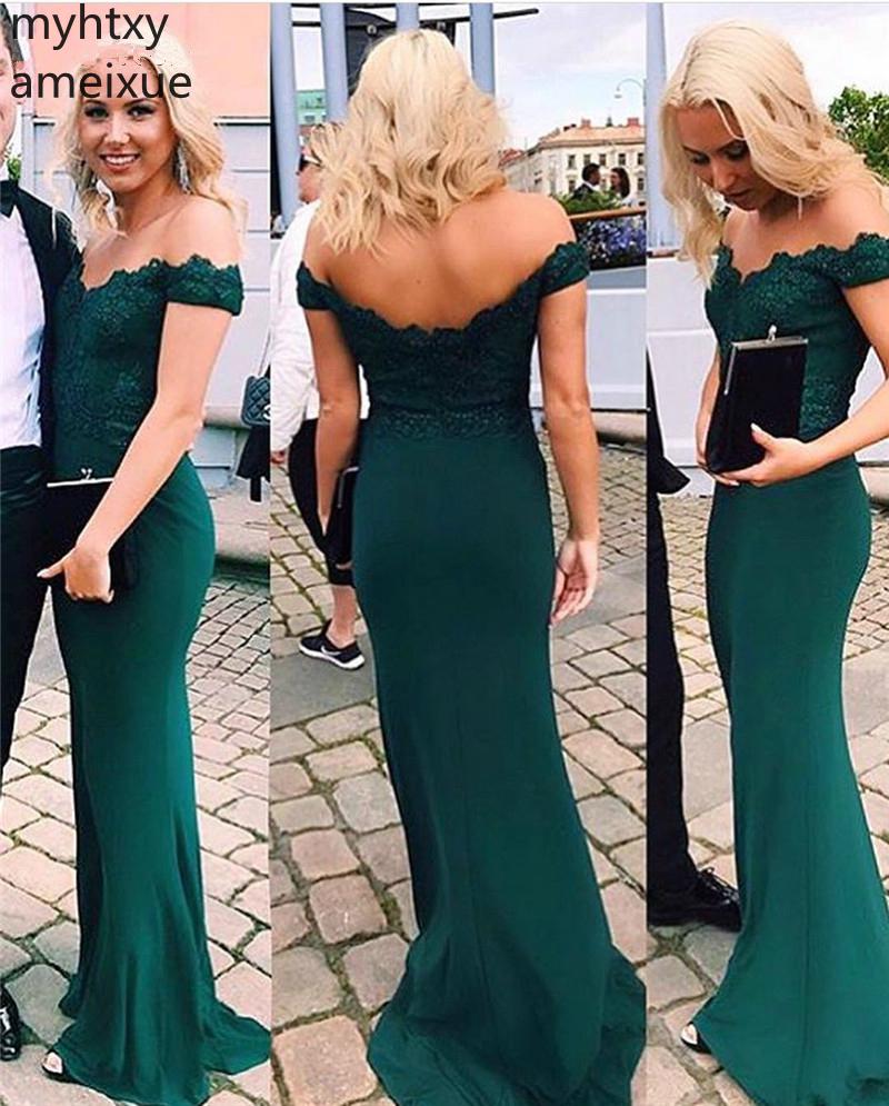 siaoryne Sexy Off the Shoulder Lace Fitted Burgundy Cheap Prom Dress Long PL1009