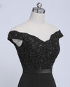 Black /navy/Burgundy fishtail Lace Wedding Bridesmaid Dresses Women Evening Party Gown PL214