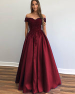 Elegant Royal Blue Evening Dresses Off the Shoulder Long Formal Lace Gown PL0726