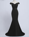 Black /navy/Burgundy fishtail Lace Wedding Bridesmaid Dresses Women Evening Party Gown PL214