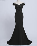Black /navy/Burgundy fishtail Lace Wedding Bridesmaid Dresses Women Evening Party Gown PL214