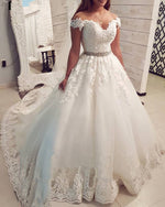 Vintage Lace Wedding Dress 2020 Ball Gown Sweetheart Off The Shoulder Vestido De Noiva