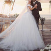 WD8899 Romantic Off the Shoulder Lace Tulle Ball Gown Bridal Dress 2018 Wedding Gown Hochzeitskleid
