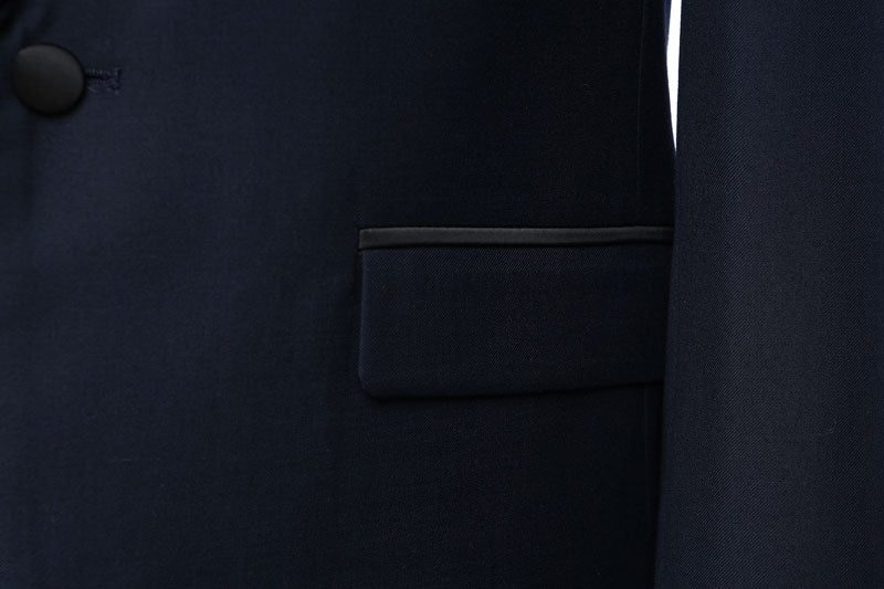LP5512 Gentleman Two-piece Black White Groom Cheap Wedding Tuxedos Suits For Men Classic Tail Coat With Pants Slim Fit