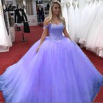 WD0520 Lilac /Pink Princess Ball Gown Quinceanera Dress Vestidos De 15 Ano Sweet Sixteen Dress Girls Birthday Party Dress