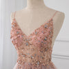 PL1103 Fancy Sexy Tulle Slit Lace Beading Prom Dresses Long Gown Vestido De Festa 2022