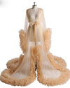 New Design Women Dress 2022 Yellow Evening Dresses Prom Gown Maternity robe photoshoot PL011192