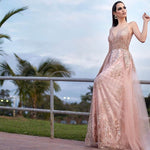 Sequin Long Red Prom Dress ,Sexy Wedding Party Dresses with Straps Ballkleid PL0725