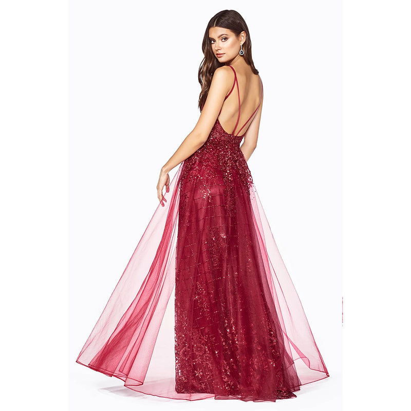 Sequin Long Red Prom Dress ,Sexy Wedding Party Dresses with Straps Ballkleid PL0725