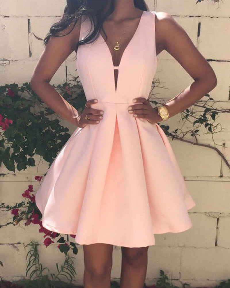 Beautiful A Line Sexy Blush Coral Pink Short Prom Dress Girls Short Homecoming Junior Cocktail Party Gown SP10906