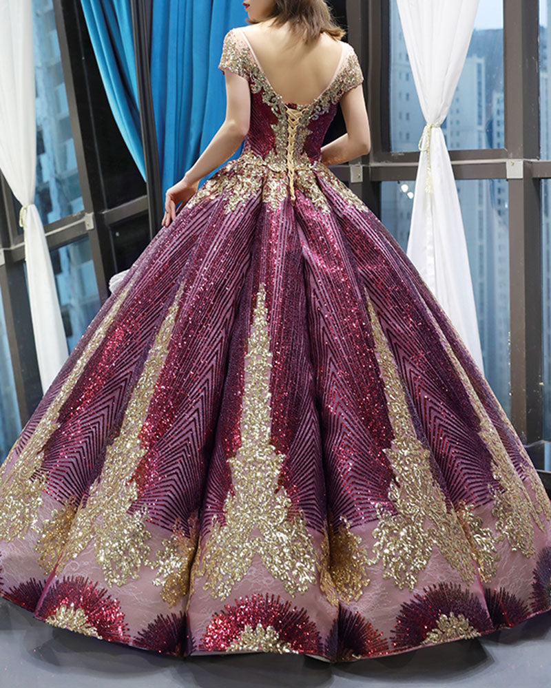 Siaroyne Luxury  Wedding Dress M asquerade Ball Gown Prom Dress PL0610