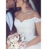 WD654 Off the Shoulder Princess Lace Wedding Dress, robe de mariee 2020
