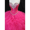 LP8913 Fuchsia Pink Quinceanera Dress s Ball Gown Sweetheart Beading Sweet Sixteen Dresse 2020