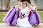 LP3379 Country Style Two Tunes Colorful Flower Girls Dress Little Girls Formal Gown Pageant Dress for Child