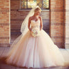 WD3340 Classic Sweetheart Ball Gown Princess Wedding Dress 2018 Romantic Bridal Gown with belt