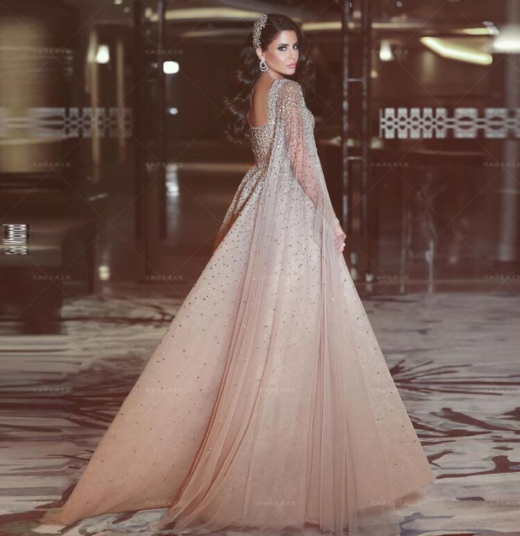 Luxury Muslim Evening Gown Beading embellishment Women Formal Prom Gow Siaoryne Luxury Muslim Evening Gown Beading embellishment Women Formal Prom Gow Siaoryne