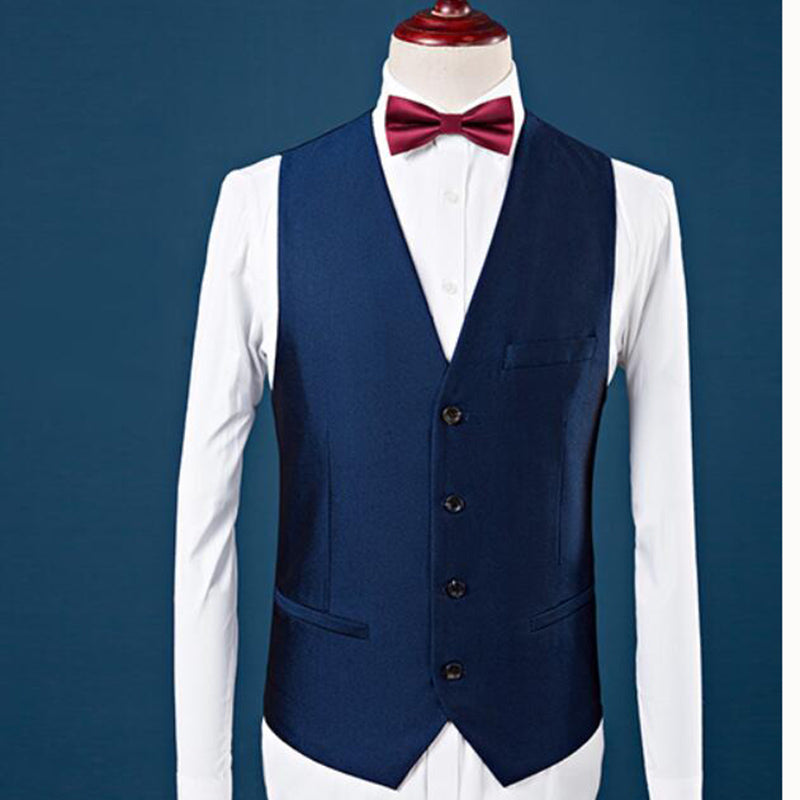 2022 Men Suits Groom Wedding Dress Tuxedos Tuxedo Slim Fit 3 Pieces(Jacket+Vest+Pant)