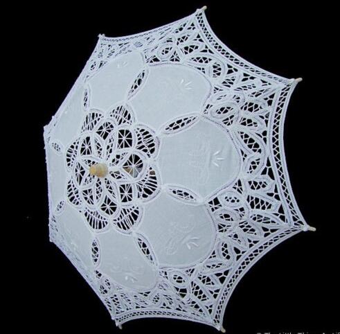 Lace Manual Opening Wedding Umbrella Bride Parasol Umbrella Accessories For Wedding Bridal Shower Umbrella for kids