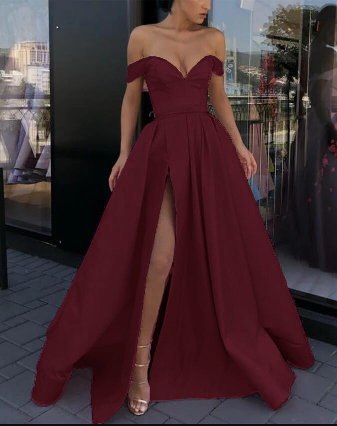 Ladybeauty New Arrival Long Sleeves Evening Dress 2019 Prom Party Dresses V  Neck Long Formal Evening Gowns - AliExpress