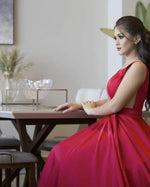 Siaoryne Emerald Green Sexy Deep V Neck Long Evening Dresses ,Satin Chiffon Women Formal Gowns 2020 LP1115