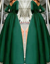 Sexy Long Sleeves Evening Party Dress with Slit Formal Gown