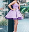 Sweetheart Girls Party Pink Short Cocktail Homecoming Dress Mini Skirt with Bow Sash
