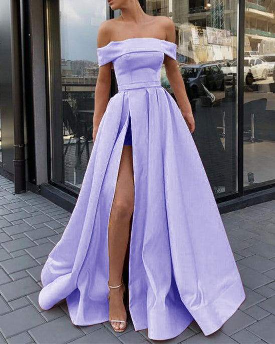 Sexy Split Leg  Yellow Long Prom Gown Women Formal Evening Dress Vestido Longo 2022 PL06022