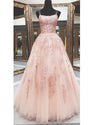 Amazing Spaghetti Straps Red Lace Prom Dresses Long Tulle Formal Party Gown PL0623