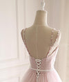 Pink /Ivory Lace Wedding Dress,Girls Sweet 16 Party Prom Gown Quinceanera Dress with Straps PD06238