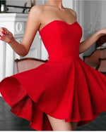 Sweetheart Re Short Cocktail Dress Semi formal Evening Party Dress Short Homecoming  SP0813