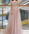 Amazing Gray/Blue Two Tunes Long Party Prom Dress with Straps Vestidos Longo PL0829