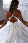 Princess Lace Wedding Dress White Ball Gown Bridal Gown Robe De Mariee WD01117