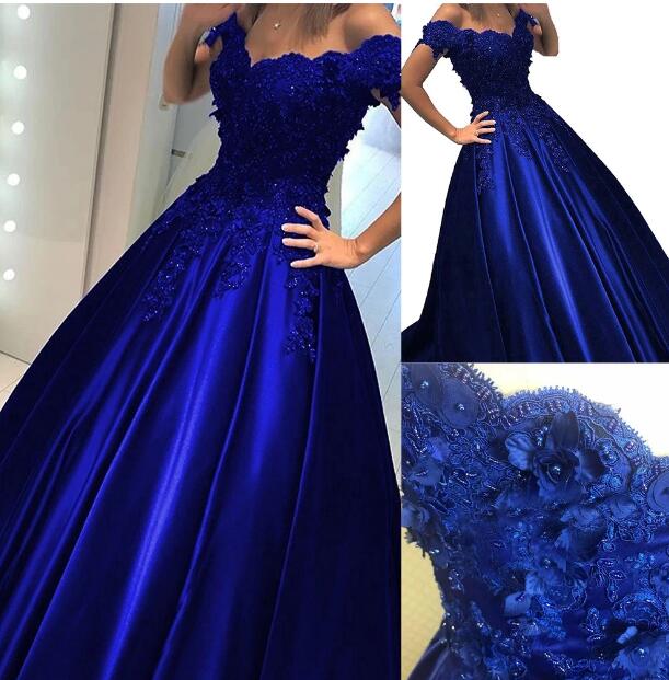 Purple Ball Gown Wedding Dress Off the shoulder Lace Quinceanera Debutante Prom Gown PL01202