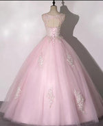 Princess Pink Ball Gown Quince Dress Girls Swee 15 Prom Party Dresses PL012092