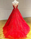 Gorgeous Lace Ball Gown Red Quinceanera Dresses for Girls vestido de 15 anos Debutante Gown PL01216