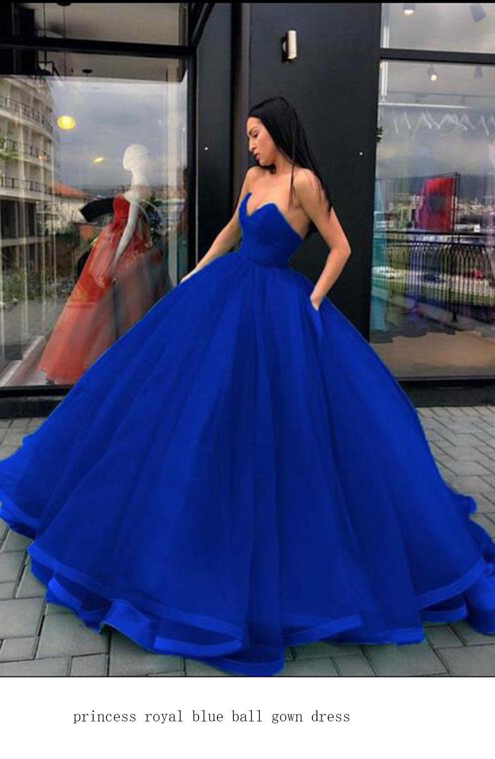 Sweet 16th Quinceanera Gown Royal Blue/Burgundy Sweetheart Corset Debutante Dresses for Girls PL8745
