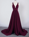 Summer V Neck Sexy Bridesmaid Dress Long  Maid of Honor Women Wedding Evening Gown LP889
