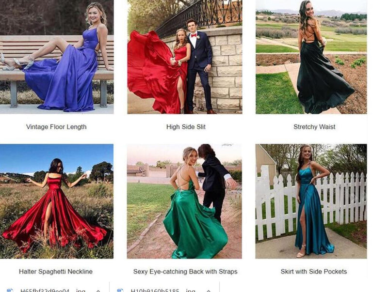 Halter Neck Prom Dresses 2021 Sexy Backless Front Split Satin A-line Prom Party Dress vestidos de festa longo PL10311