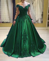 Burgundy Long Sleeves Ball Gown Wedding Dress,Women Lace Beading Formal Gown PL10419