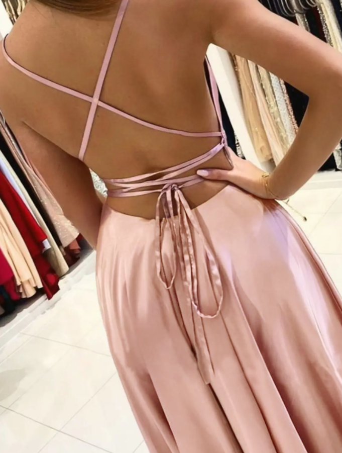 Sexy Slit Leg Red Prom Dress Long Homecoming Dress Paty Gown Girls  grad Dress PL11123
