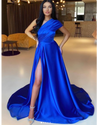 Elegant One Shoulder Wedding Party Dress Long Women Formal Evening Gowns 2022 PL2283